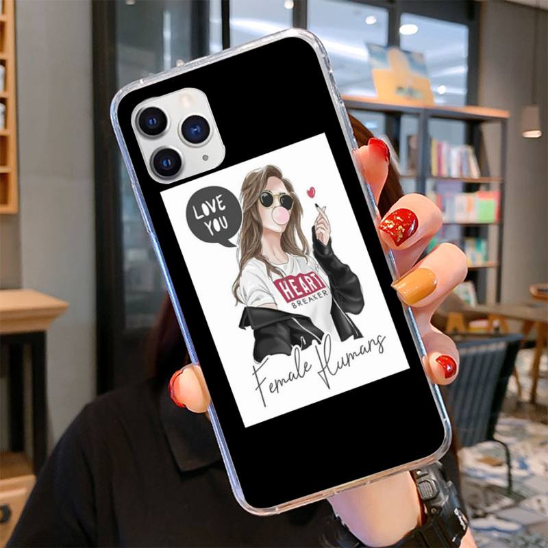 

Модный женский чехол с наклейкой в ​​виде короны для телефона iPhone 11 12 13 Mini Pro Max 8 7 6 6S Plus X 5 SE 2020 XR XS чехол 13 Pro Max