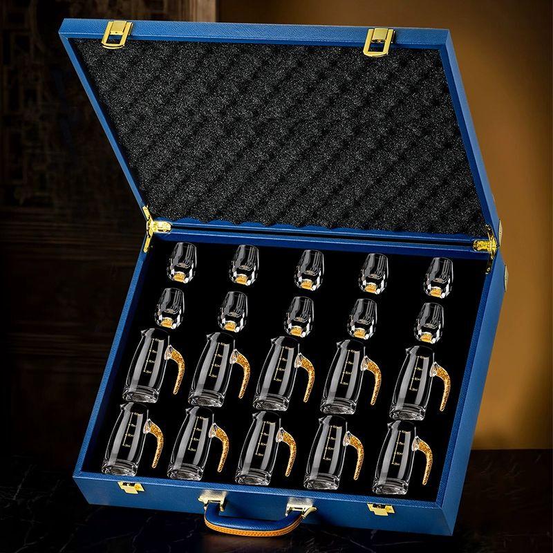 Luxury Crystal Glass Baijiu Cup Set