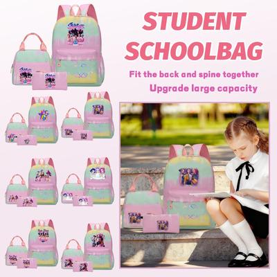 Large-capacity Backpack For Middle And High School Students, Printed Backpack