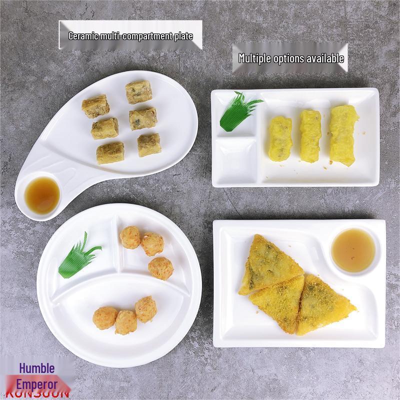 Qianxing Ceramic Rectangular Serving Plates