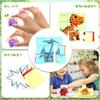 AOMACO Magnetic Block 3D Puzzle, 6-Theme, 6-Side Puzzle, Nine Palace Pattern, Magnetic Blocks, 9-Piece Set, Educational Toy, 3D Puzzle, Magnetic