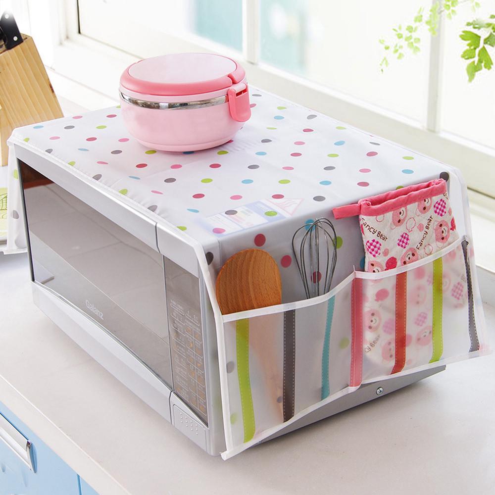 Household Waterproof  Microwave oven  Cover With Storage Bag For Kitchen
