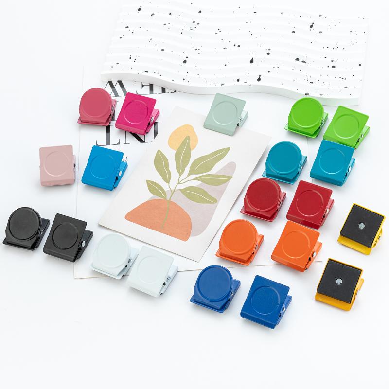 5Pcs Magnetic Office & Fridge Clips Multi-Color Multi-Functional File Organizers Suitable For Home, Kitchen, And Office Use