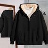 Men's Trendy Winter Hooded Lambswool Slim Fleece Cardigan