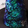 Halloween Witch Hat Reversible Sequin Hat, Sparkly Glitter Large Wizard Cosplay Headwear Costume Party for Cosplay, Masquerade Color Changing