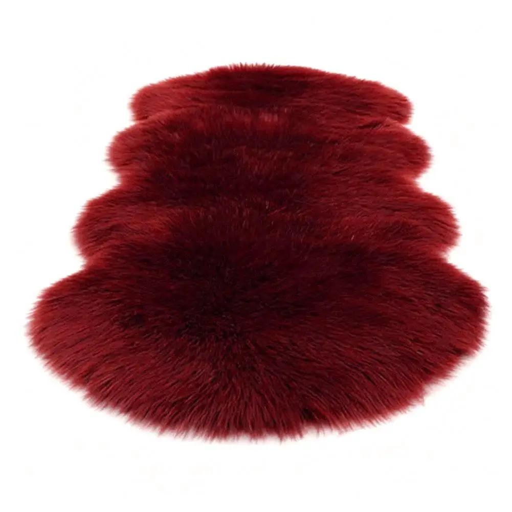 

Artificial Sheepskin Long Hair Carpet Floor Wool Fluffy Soft Mat Rugs Soft Rugs Faux Fluffy Decor Shaggy Faux Shaggy Fluffy V9W0