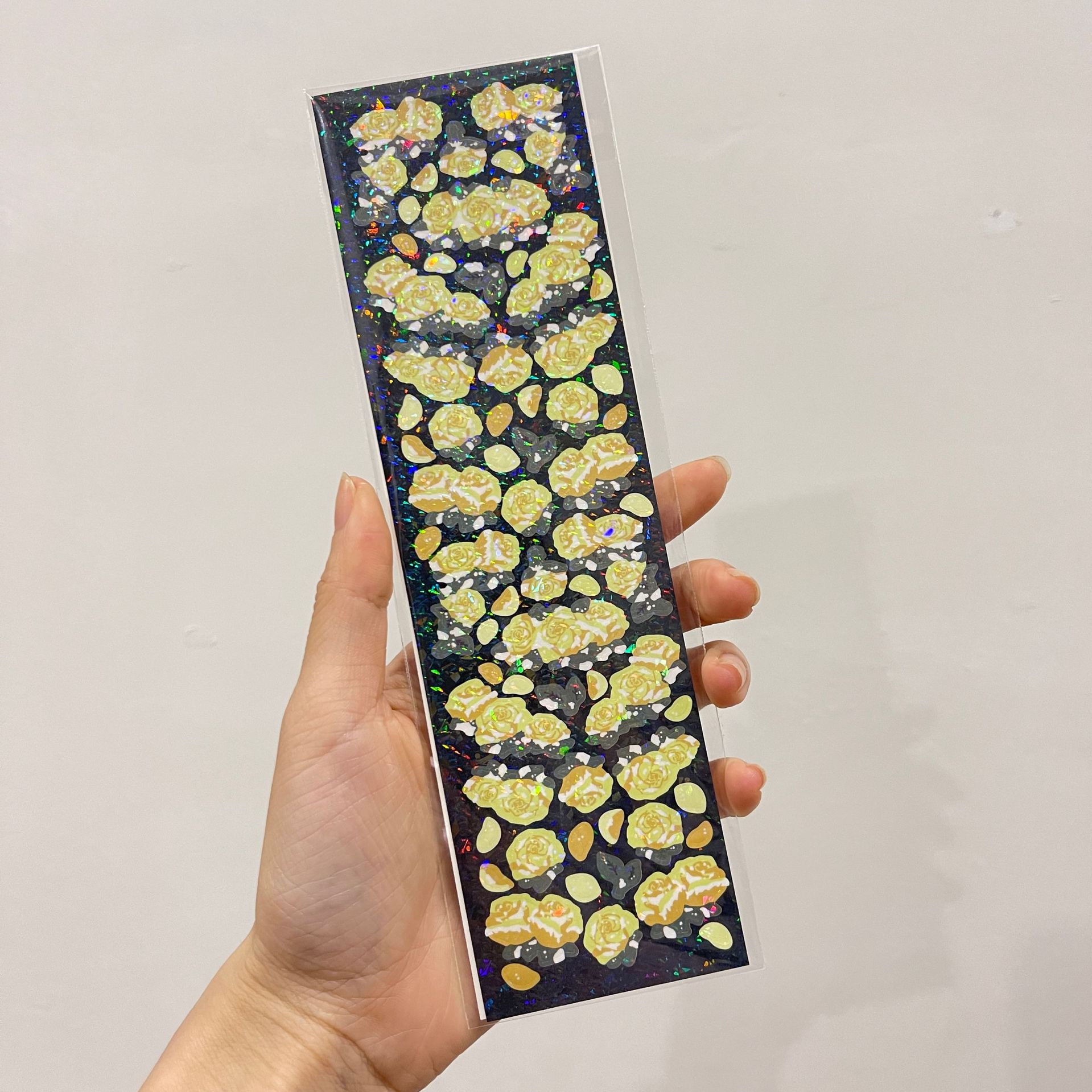 Корейская популярная наклейка с розой — фото 8