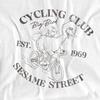 Sesame Street Unisex Adult Cycling Club Big Bird Long-Sleeved T-Shirt