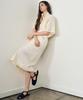 Laneonkyulleoseu Fluid Banding H-Line Skirt_Ivory