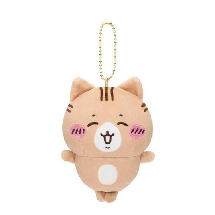 Adorable Plush Toy Charm Japanese Style Jiyi Kawaii Bear And Cat Friends Series Soft Bag Pendant
