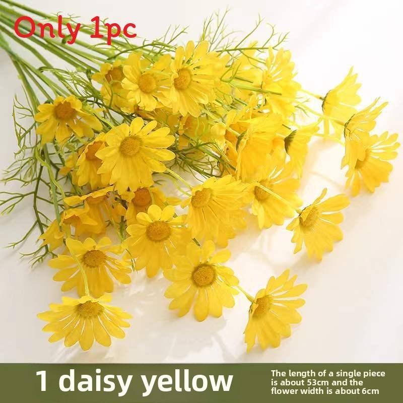 Daisy Silk Simulated Flowers For Home Decor Outdoor Event Photography