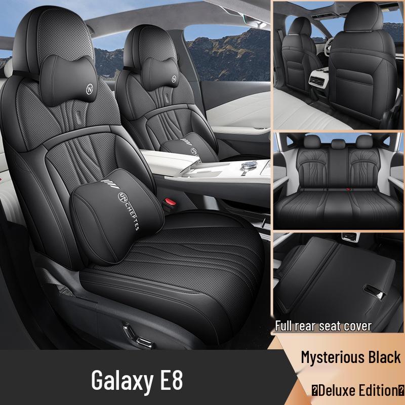 Galaxy E8 Full Leather Universal Car Seat Cushion - Four Seasons Model