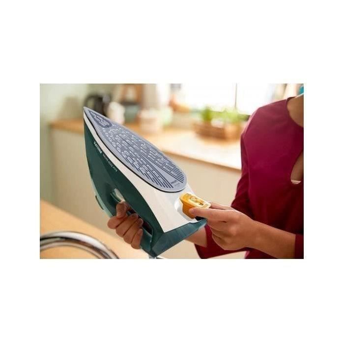 Philips Fer À Repasser - 2800W - 50gr/mn - Pressing 250gr/mn - Série 7000 Azur - Vert Opale/menthe - DST7031.70