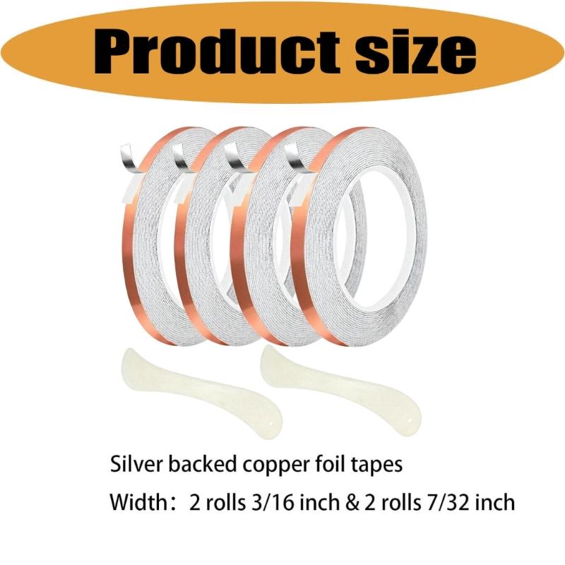 Metallband für Bleiglasprojekte, Selbstklebendes flexibles Bastelmaterial mit silberfarbener Rückseite für detaillierte dekorative Montage