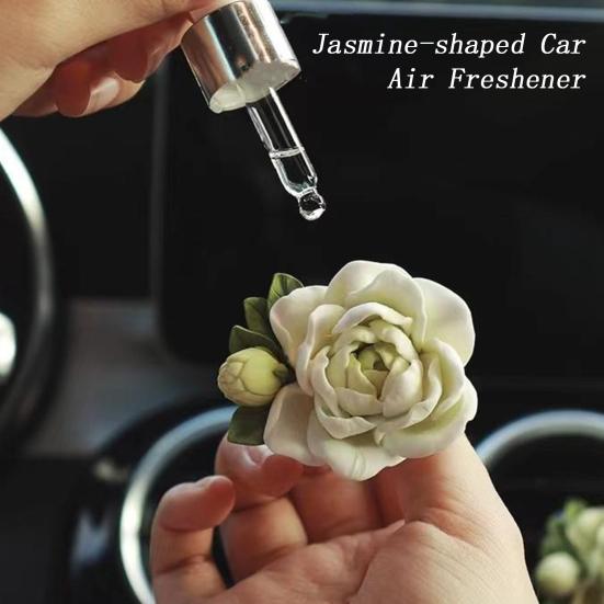 Jasmine Car Perfume Elegant Aromatherapy Easy Installation Car Aromatherapy for Inner Air-Conditioned Air Outlet
