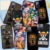 Phone Case for iPhone 17 15 16 Plus Redmi Note 14 12 11 13 Pro Max Huawei P30 P20 Lite OPPO A60 A40 A80 A18 Trafalgar Law Poster Luffy One Piece Cover