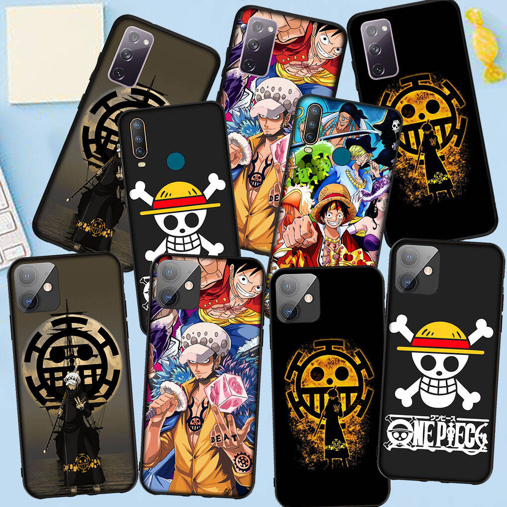 Phone Case for iPhone 17 15 16 Plus Redmi Note 14 12 11 13 Pro Max Huawei P30 P20 Lite OPPO A60 A40 A80 A18 Trafalgar Law Poster Luffy One Piece Cover