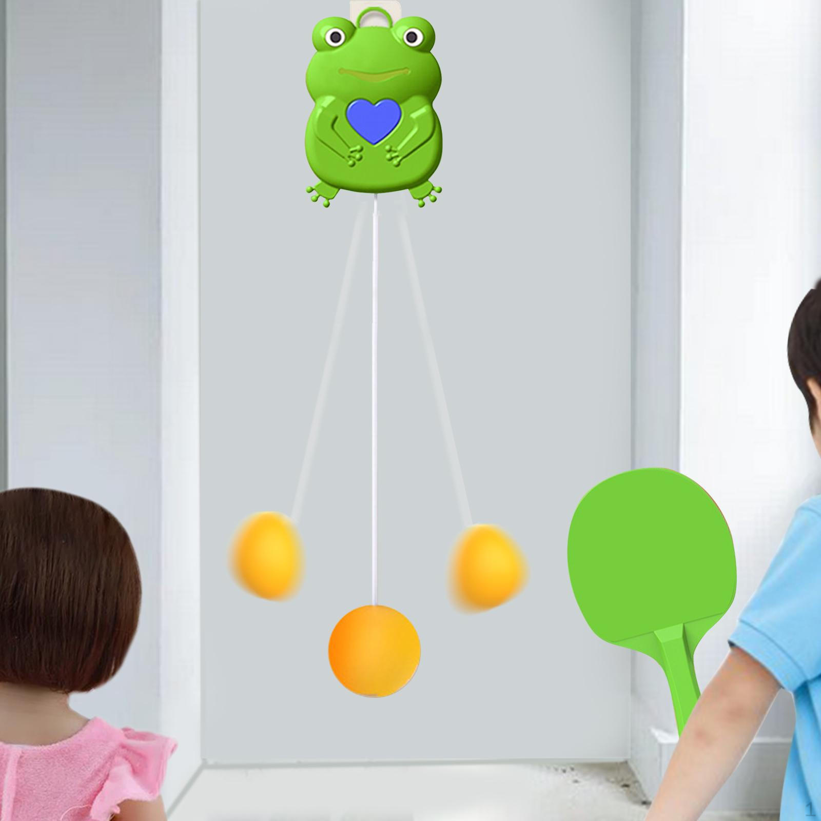 

Підвісний тренажер для настільного тенісу Інтерактивні іграшки Обладнання для індивідуальних тренувань Ракетка та м яч 1 Racket 1 Ball