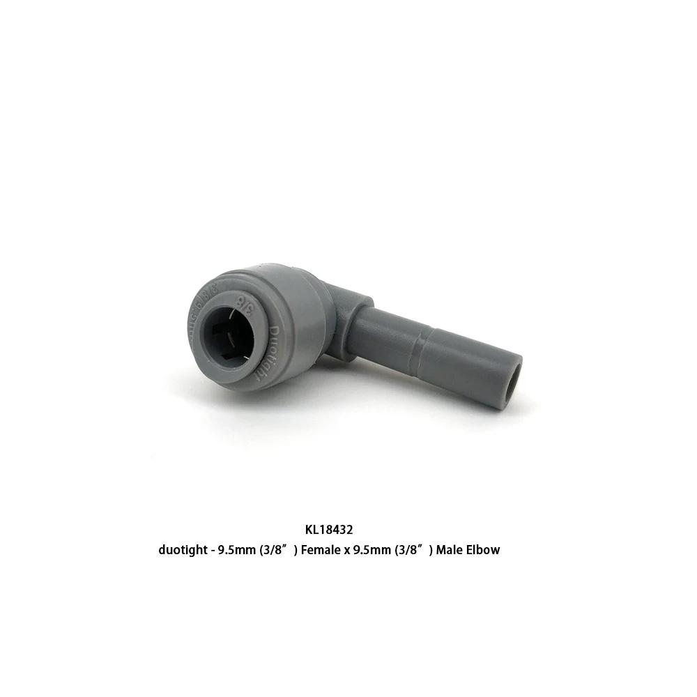 Kegland Barware Duotight/monotight 6.35/8/9.5mm Elbow Plastic Connector Beer Brewing Accessories Homebrew