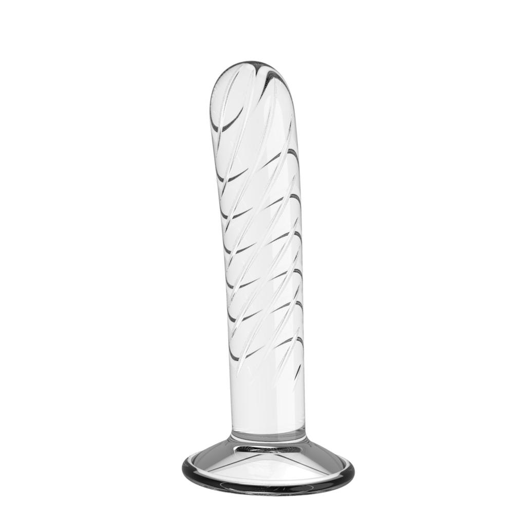 Feminine Products Masturbator Suction Cup Thread Crystal Simulation Dildo