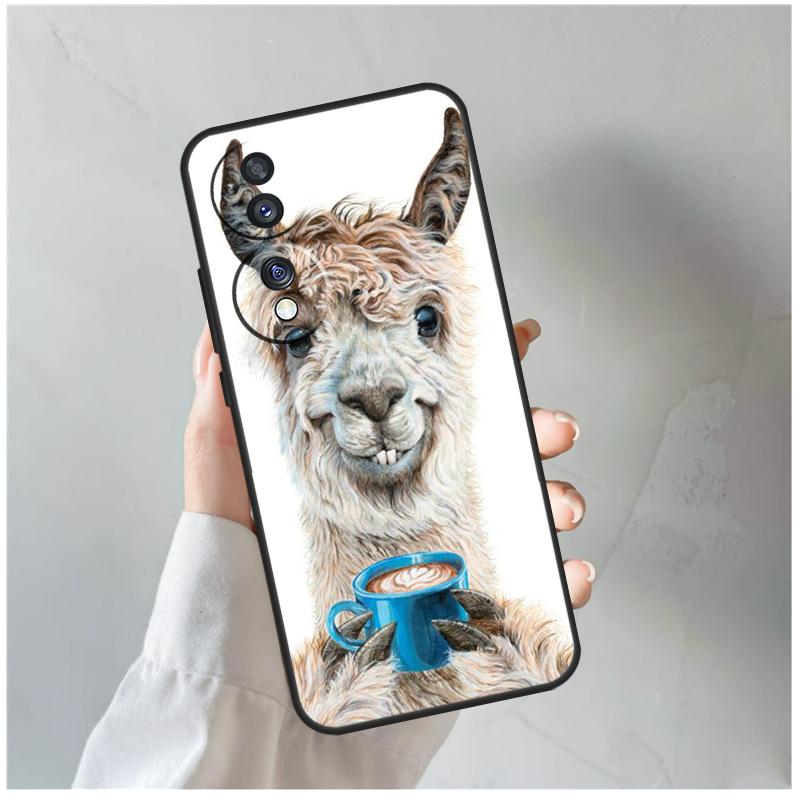 Lama Llama Alpaca For Honor Magic 5 6 7 8 Pro Case For Honor 200 400 Lite 50 70 90 X8c X8b X9a X9b X9c X9d Win