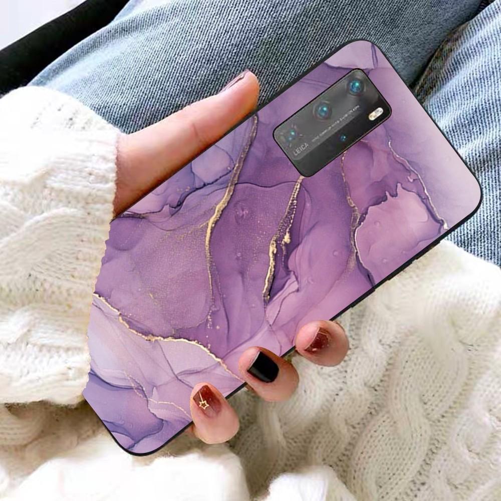 Fashionable Marble Print Phone Case For Huawei P 8 9 10 20 30 40 50 Pro Lite Psmart Honor 10 lite 70 Mate 20lite