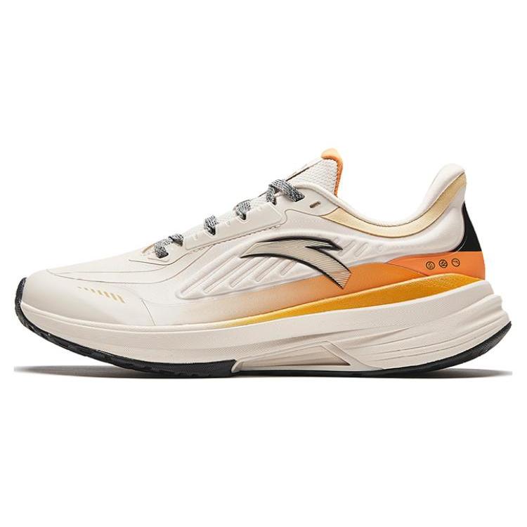 

Anta Innovative Water Repellent Fabric Abrasion Resistant Low top Running Shoes Women s Beige Orange 922345581-4 36