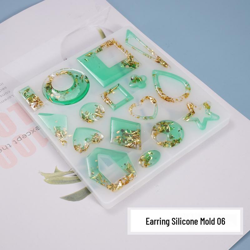 Poppy DIY Irregular Crystal Resin Mold for Earrings & Charms