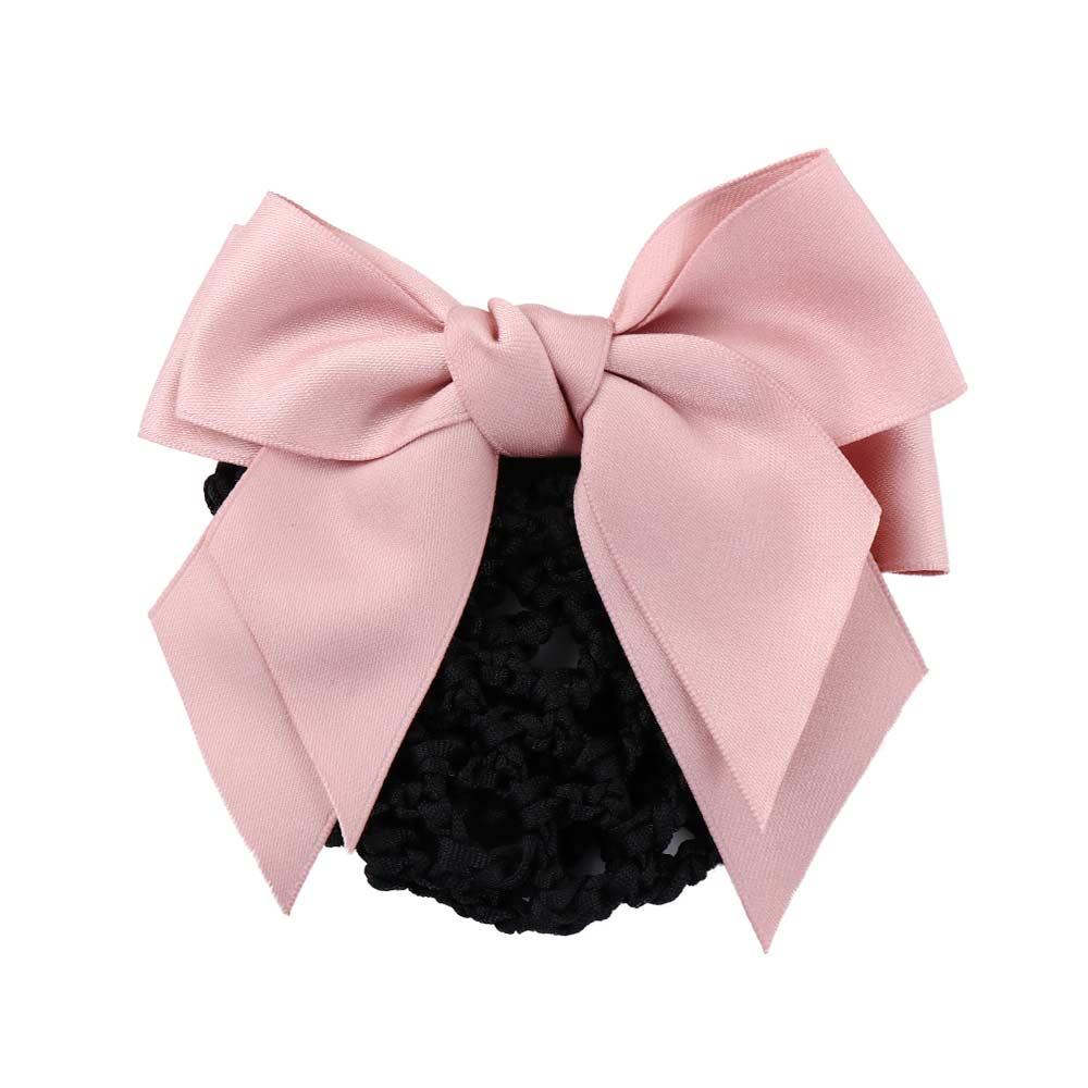 Hair Clip Elegant Hotel Female Nurse Bowknot Hairgrips Cover Net Ponytail Clip Women Spring Clip Korean Bun Snood