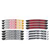 4Pcs Car Wheel Badge Sticker Emblem Decoration for  Mercedes Benz W124 W205 W211 W203 W204 W168 CLA CLK CLS GLA GLC C180