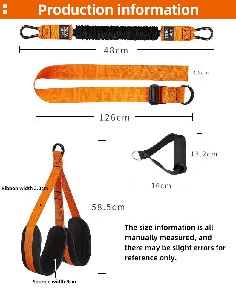 Sports and Fitness Heavy Exercise Gym Arm Cushion Suspension Strap Pulling AB Arm Exercise Fitness Accessories Fitness Set