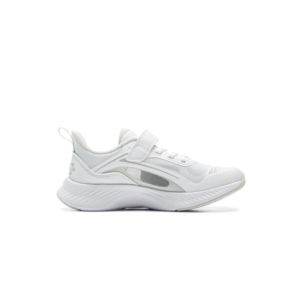 Li Ning Kids Sports Lifestyle Simple Fashion Comfortable Casual Shoes Kids Casual Shoes Standard-White Light-Grey YKNV022-5