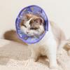 Adjustable Cat Cone Collar Cartoon Anti Licking Collar Cat Recovery Collar  Wound Recovery