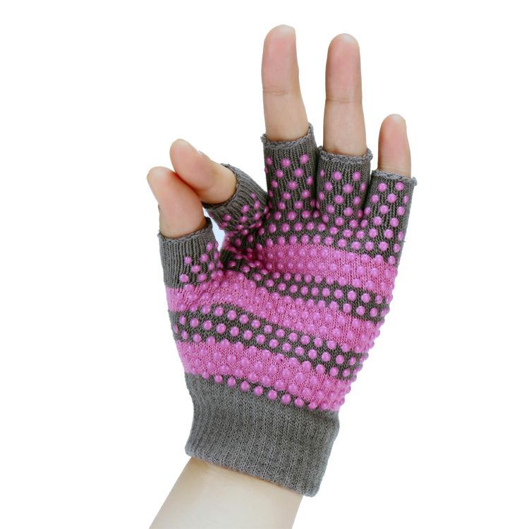 Women Anti-Skid Half Finger Gloves Gym Training Fitness Gloves Shock-Absorbing Breathable Sports Gloves