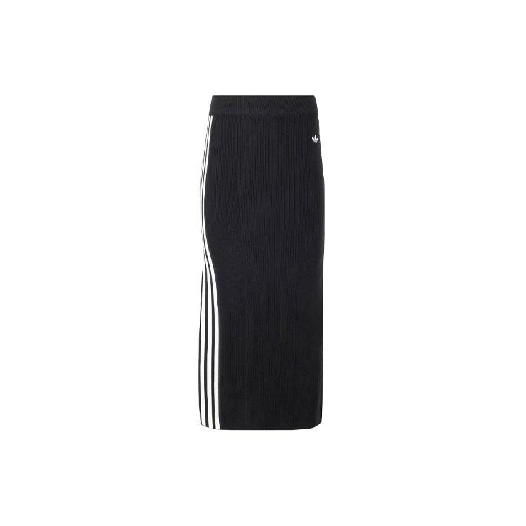(WMNS) adidas Originals Premium Knit Skirt Asia Sizing Black Women s JI7054 XXS