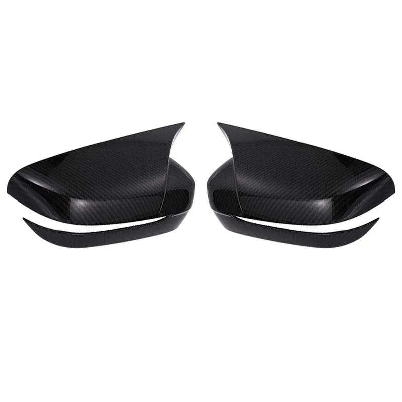 1 Pair for BMW 3 Series 5 Series G20 G30 17-21 Rear View Side Mirror Cover Case Trim ABS Style Car Rearview Mirror Cover
