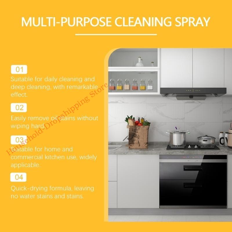 Efficient Kitchen Oil Cleaner Easy Grease Removal Solution Oven Cleaner 100ml Kitchen Grease Removers 85AD China Mainland