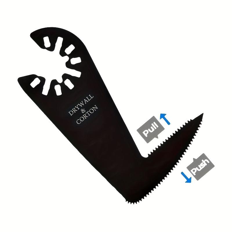 3pcs Quick Release Oscillation Multifunctional Tool - Bimetallic Saw Head for Dry Wall | Precision Serrated Edge, Heavy-duty Stainless Steel