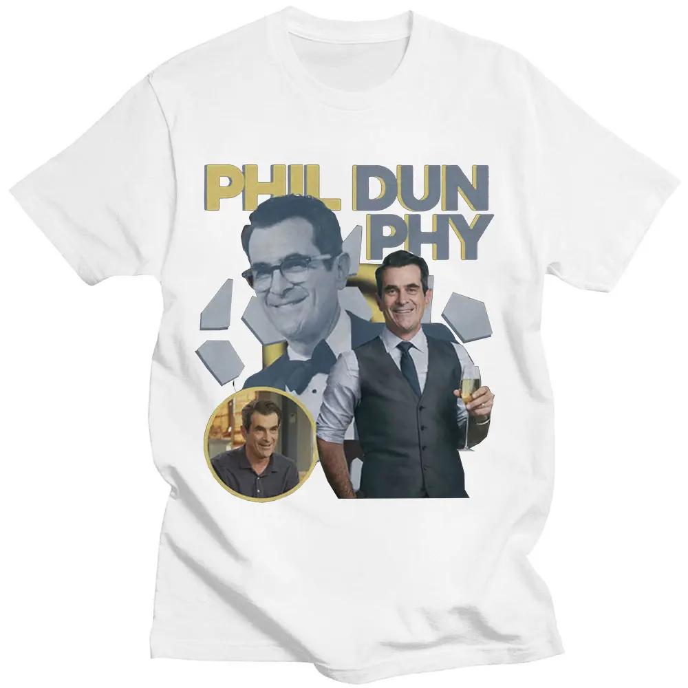 Phil Dunphy TV Show Send Friend Gift T Shirt Harajuku Interesting Graphics Print Short Sleeve Tee Tops Unisex Casual Streetwear