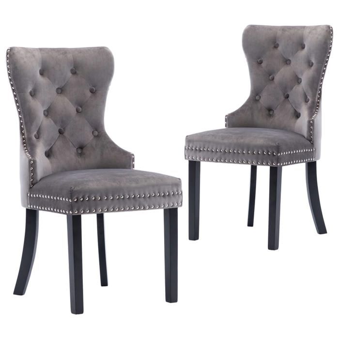 VidaXL 2x Dining Chairs Kitchen Chairs Dining Chairs Dining Room Seats Kitchen Furniture Home 287959