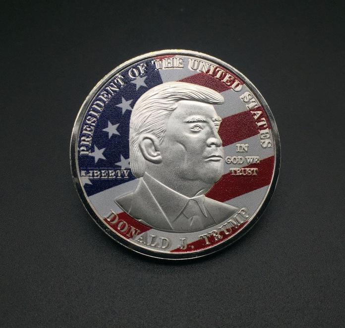US President Trump Commemorative Coin Silver Coin Trump Gold Coin Crafts