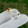 Friendship Day Deal Citrine Gemstone Sterling Silver Statement Wife Ring Jewelry