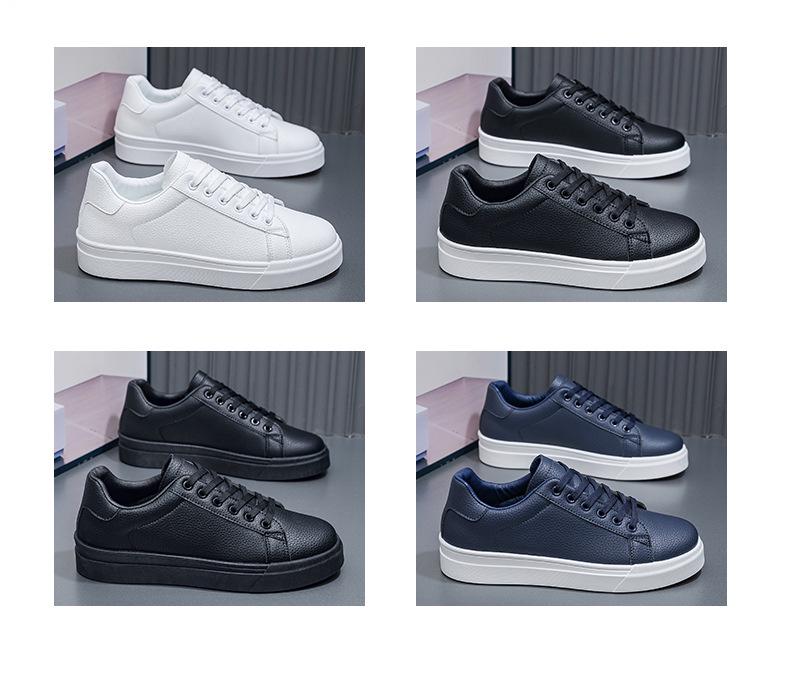 Spring 2026 Men's Casual White Board Shoes: Korean Style, Trendy, Versatile, Youthful Sports Fashion.