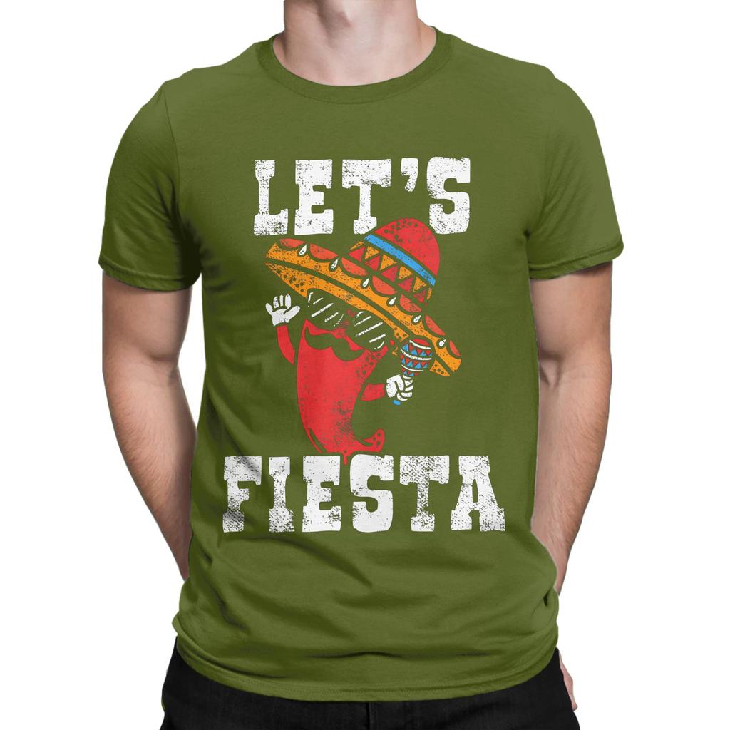 Fiesta Cinco De Mayo Tshirts For Unisex Crazy 100 Cotton Tee Shirt Crew Neck Short Sleeve T Shirt Plus Size Tops