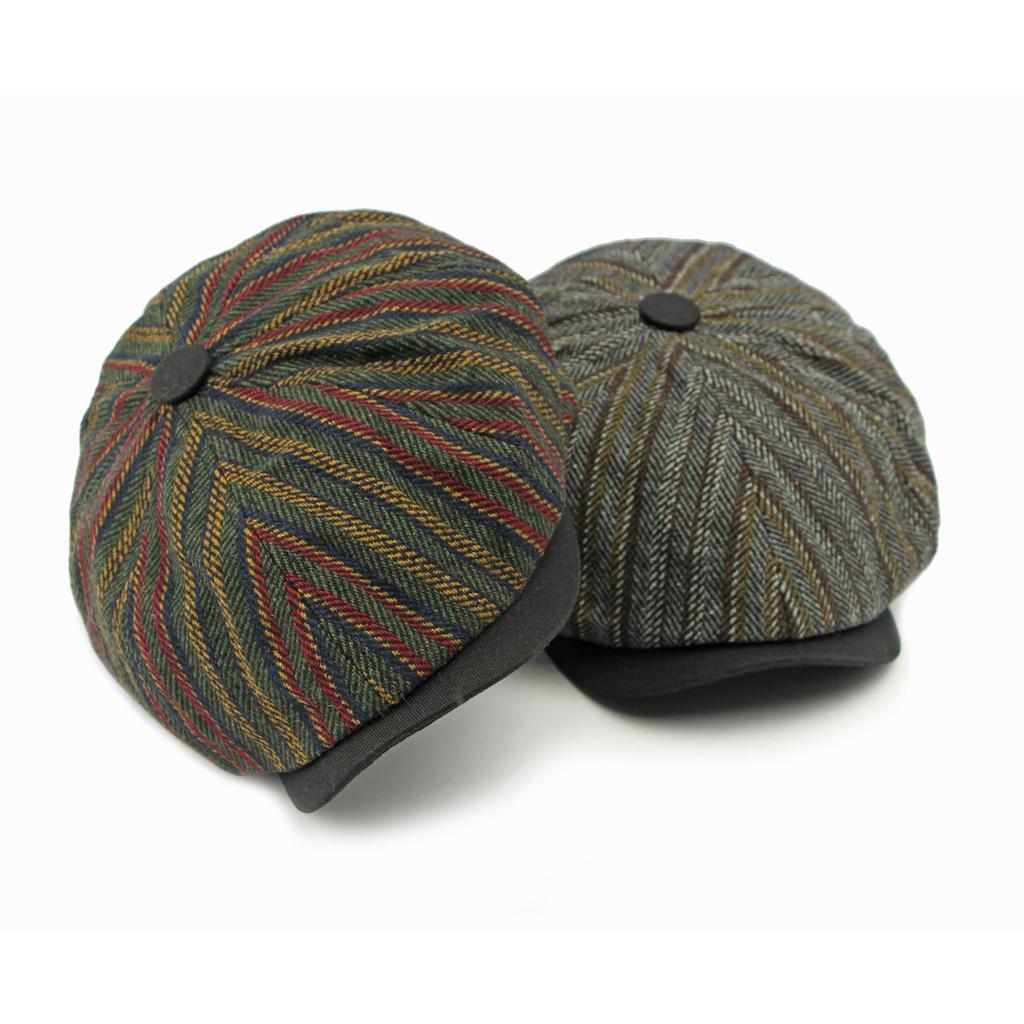 TWO QUILL Newsboy Hunting Perfect for Slimming Stylish Men's Cap, Hat, Painter's Hat, Walking, Travel, Spring/Summer, Gentleman's, Effect, (Gray)