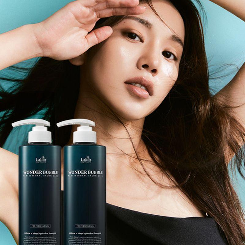 LADOR [2-pack] Wonder Bubble Moisture Shampoo 600ml+600ml Wonder Bubble Moisture Shampoo 600ml+600ml