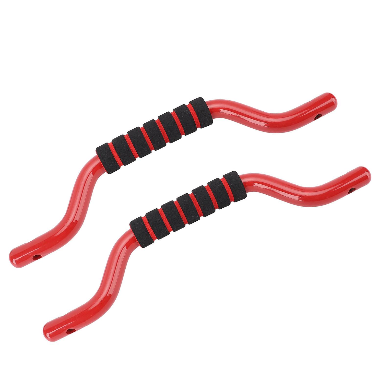 2 Sets Front Grab Handles Aluminum Alloy Enhance Control Metal Grip Handles Replacement for   2021-2024 2 Door 4 Door