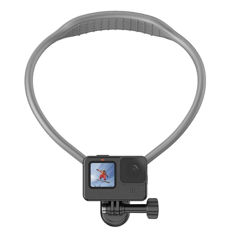 FLYMILE For DJI Osmo Action 5 Pro/Pocket 3/Insta360 GO 3S/GoPro Hero 13 POV Shooting Neck Mount Holder Bracket