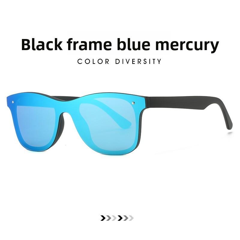 Classic Rimless Sunglasses With Protection For Outdoor Sports And Travel