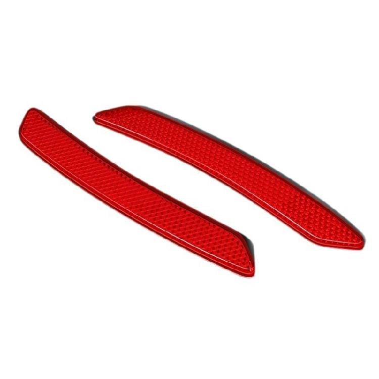 2pcs Car Accessory Warning Reflective Tape Strips Car Side Marker Sticker Reflective Trim Decal Auto Reflector Stickers